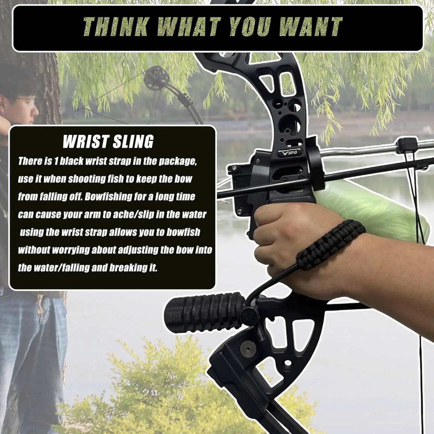 Archery Bowfishing Kit 30 60 Lbs Compound Bow With Gear