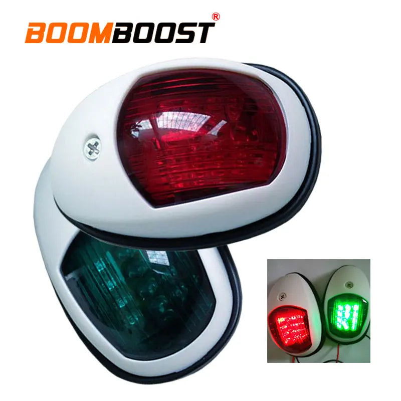 ABS Navigation Light Waterproof Red Green LED 12V Boat