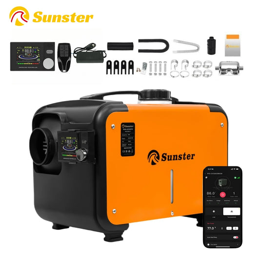 8KW Diesel Air Heater Universal Bluetooth LCD Remote RV
