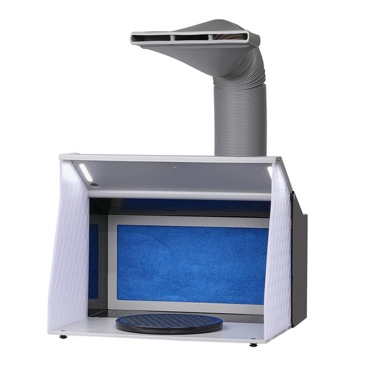 SucceBuy Airbrush Booth Kit 4 LED Lights And Exhaust Fans