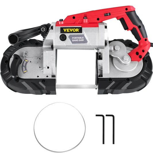 SucceBuy Portable Band Saw 5 Inch Cordless 10 Amp Motor