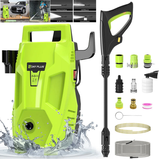 High Pressure Washer Cleaner 1.32 GPM Multi In 1 Jet Nozzle Portable Electric Jet Washer for Cars Garden Home Patio Power Tool